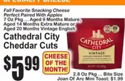 SuperFresh Cathedral City Cheddar Cuts offer
