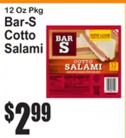 SuperFresh Bar-S Cotto Salami offer