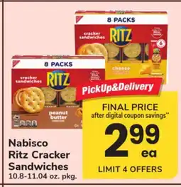 ACME Nabisco Ritz Cracker Sandwiches offer