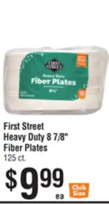 Smart & Final First Street Heavy Duty 8 7/8 Fiber Plates offer