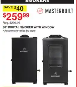 Dunham's Sports 30 DIGITAL SMOKER WITH WINDOW offer