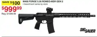 Dunham's Sports M400 FORGE 5.56 ROMEO-MSR GEN 2 offer