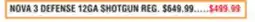 Dunham's Sports NOVA 3 DEFENSE 12GA SHOTGUN offer