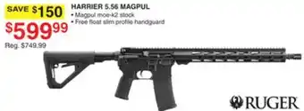 Dunham's Sports RUGER HARRIER 5.56 MAGPUL offer
