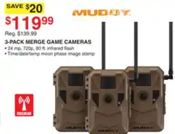 Dunham's Sports 3-PACK MERGE GAME CAMERAS offer