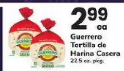 Safeway Guerrero Tortilla De Harina Casera offer