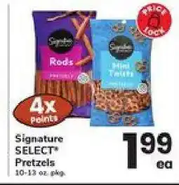 Safeway Signature Select Pretzels offer
