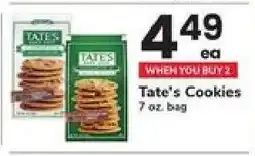 Safeway Tate's Cookies offer