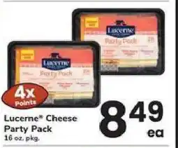 Safeway Lucerne Cheese Party Pack offer