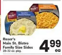 Safeway Reser's Main St. Bistro Family Size Sides offer