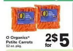 Safeway O Organics Petite Carrots offer