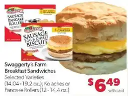 Family Fare Swaggerty's Farm Breakfast Sandwiches offer