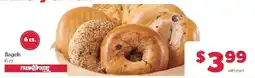 Family Fare Fresh & Piest Bagels offer