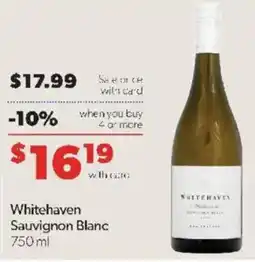 Family Fare Whitehaven Sauvignon Blanc offer