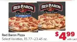 Family Fare Red Baron Pizza offer