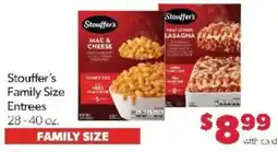 Family Fare Stouffer's Family Size Entrees offer
