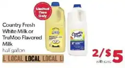 Family Fare Country Fresh White Milk or TruMoo Flavored Milk offer