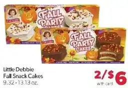 Family Fare Little Debbie Fall Snack Cakes offer