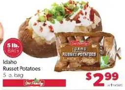 Family Fare Our Family Idaho Russet Potatoes offer