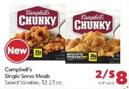 Family Fare Campbell's Single Serve Meals offer
