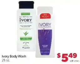 Family Fare Ivory body wash offer