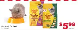Family Fare Meow Mix Cat Food offer