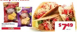 Family Fare Our Family shredded cheese offer