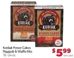 Family Fare Kodiak Power Cakes Flapjack & Waffle Mix offer