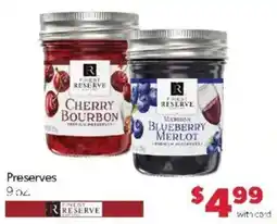 Family Fare Finest Reserve Preserves offer