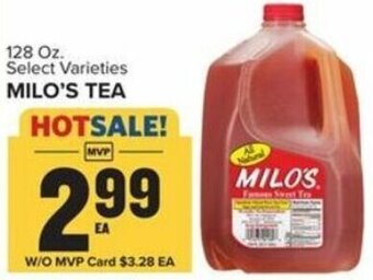 Food Lion Milo's Tea 128 Oz offer