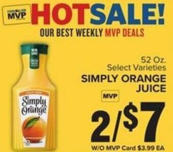 Food Lion Simply Orange Juice offer