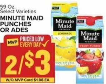 Food Lion Minute Maid Punches Or Ades offer