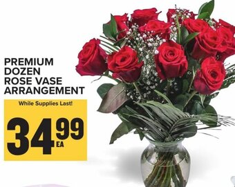 Food Lion Premium Dozen Rose Vase Arrangement offer