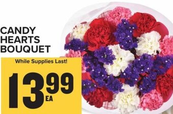 Food Lion Candy Hearts Bouquet offer