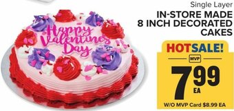 Food Lion In-Store Made 8 Inch Decorated Cakes offer