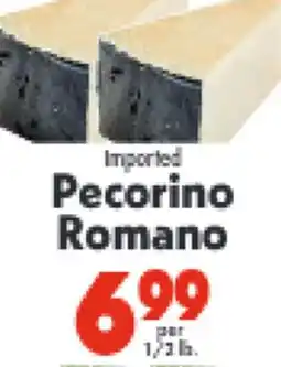 Marino's Supermarket Pecorino Romano offer