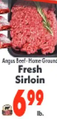 Marino's Supermarket Fresh Sirloin offer