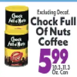 Marino's Supermarket Chock Full Of Nuts Coffee offer