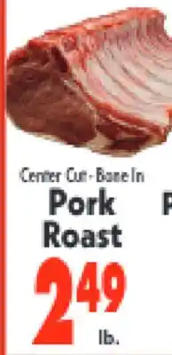 Marino's Supermarket Center Cut • Bone In Pork Roast offer