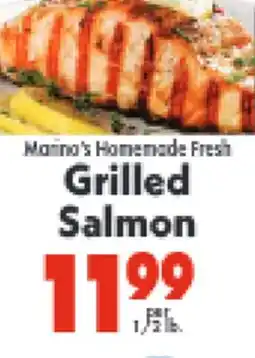 Marino's Supermarket Grilled Salmon offer