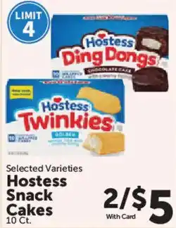 Food City Hostess snack cakes offer