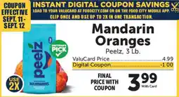 Food City Peelez Mandarin Oranges offer