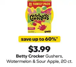 Grocery Outlet Betty Crocker Gushers offer