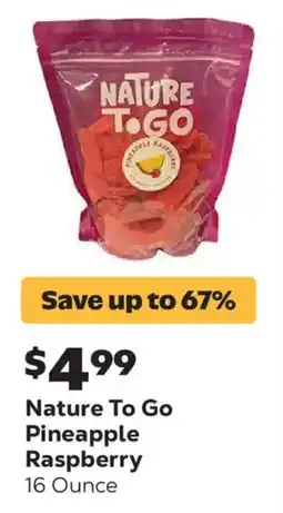 Grocery Outlet Nature To Go Pineapple Raspberry offer