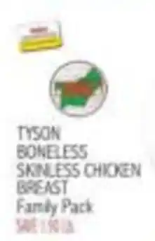 Ingles Markets Tyson boneless skinless chicken breast family pack offer