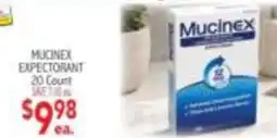 Ingles Markets Mucinex expectorant offer