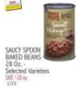Ingles Markets Saucy Spoon Baked Beans offer