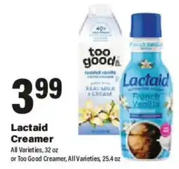Big Y Lactaid Creamer offer