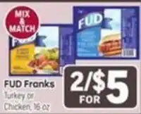 Tony’s Fresh Market Fud Franks offer
