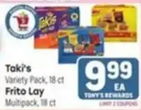 Tony’s Fresh Market Toki's Variety Pack offer